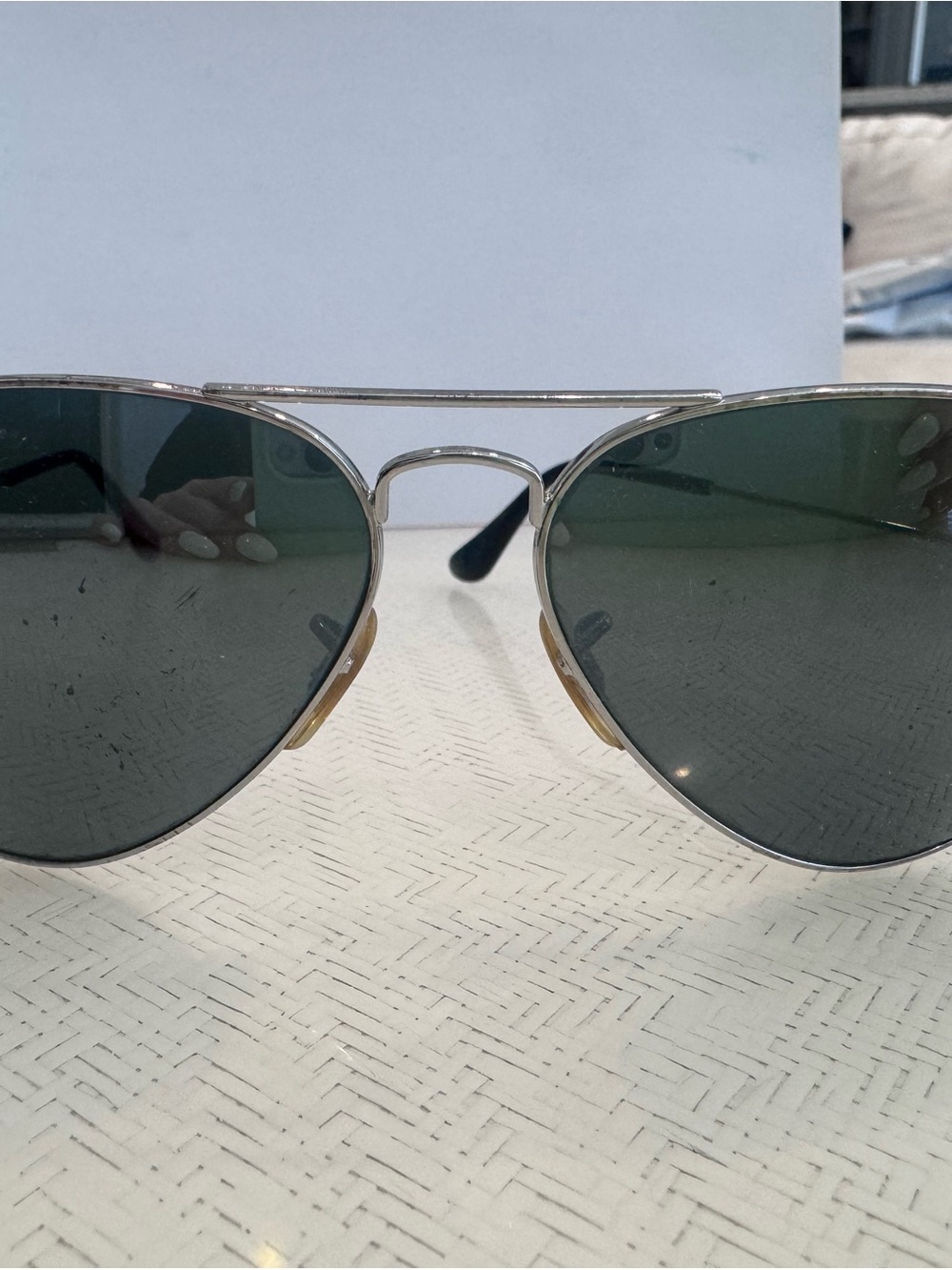 Vintage Ray-Ban Silver Frame Unisex Sunglasses